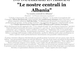 NO NUCLEARE IN ALBANIA