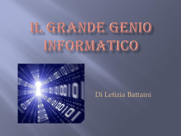 IL GRANDE GENIO INFORMATICO - didamat-2014
