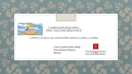 Campagna educativa Etna, Vulcano della Pace