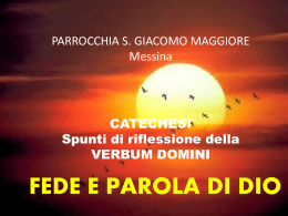 VD 4 &ndash; Fede e Parola di Dio