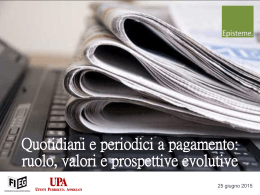 la ricerca integrale - Federazione Italiana Editori Giornali