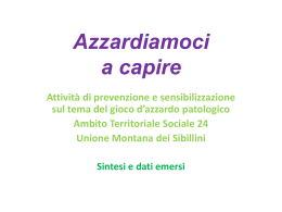 slide AZZARDIAMOCI A CAPIRE