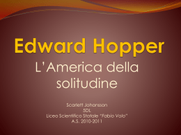 Edward Hopper - Liceo Artistico Statale di Verona "Nani