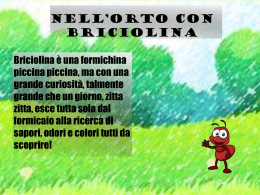 Nell`orto con Briciolina - Caritas Diocesana di Novara