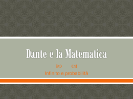 Dante e la matematica &ndash; Castagna Silvia