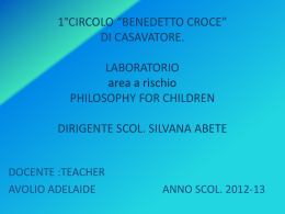 del file - I° Circolo Diattico Benedetto Croce