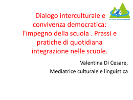 Dialogo interculturale e convivenza democratica