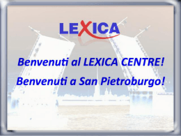 Welcome to LEXICA!