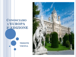 viaggio d&acute;istruzione a vienna