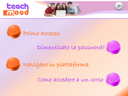 istruzioni per l`accesso