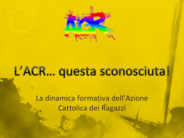 ACR dinamica formativa - Azione Cattolica