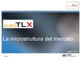 Mircostruttura del mercato