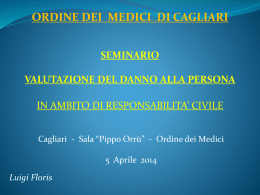 scarica l`atto del congresso - Dott. Luigi Floris medico legale