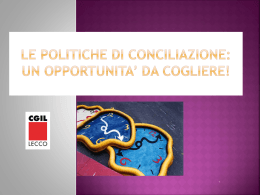 slides Convegno Le Politiche di Conciliazione
