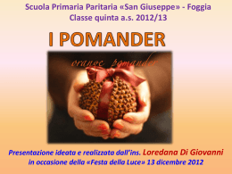 Pomander - Istituto "San Giuseppe"