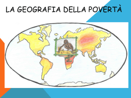 La Geografia della povertà