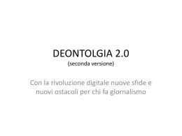 slide sfida digitale alla deontologia - parte 2