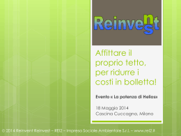 Affitto tetti per fotovoltaico