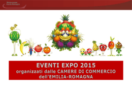 Slide evento - Unioncamere Emilia-Romagna