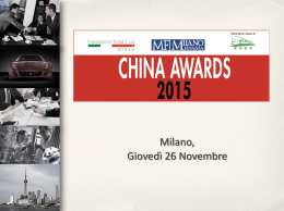China Awards - Fondazione Italia Cina
