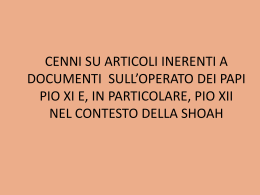 L*antifascista Francesco Nitti: &laquo;grazie a Pio XII