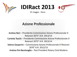 Azione Professionale - Distretto Rotaract 2071