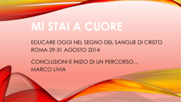 Conclusioni e inizio di un percorso