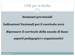 Curriculo di Geostoria Cavadi