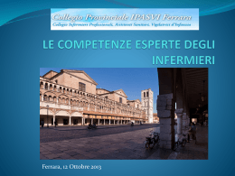 scarica slide - Ipasvi Ferrara