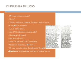 L`INFLUENZA DI LUCIO