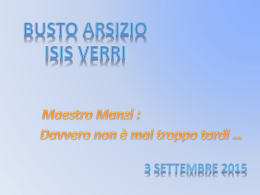 Slides corso BES 3 settembre 2015