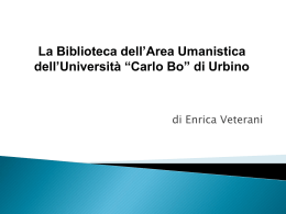 Il servizio di Reference al pubblico