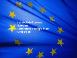 Progetto Europa 2012 / 2013