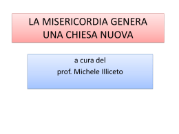 la misericordia genera una chiesa nuova