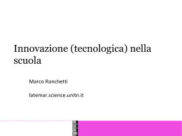 Nuove tecnologie e loro impatto sulla didattica