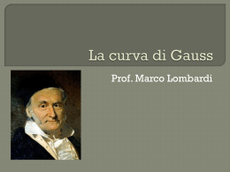 La curva di Gauss