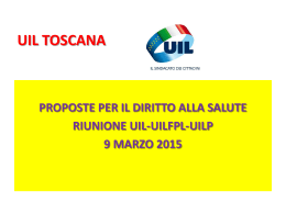 introduzione riunione uil 9.3.15 &ndash; salute
