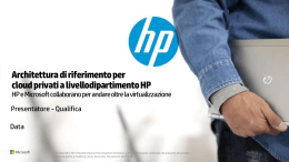 Windows Server 2012 - HP/Microsoft Frontline Partner Portal