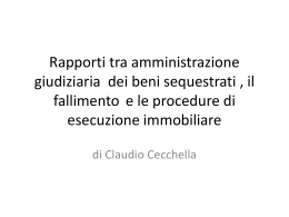 La relazione del Prof. Claudio Cecchella