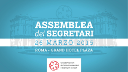 Slide Relazione Tavolaro