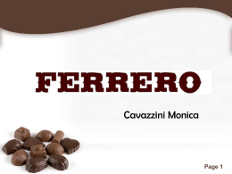 Caso Ferrero - Cavazzini