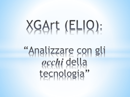 XG Lab presenta: XGArt (ELIO)