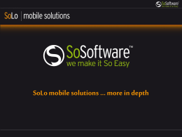 SoLo mobile solutions