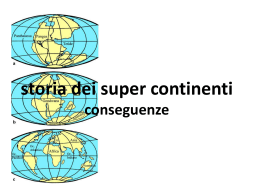 Storia dei supercontinenti – tesina