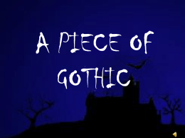 A piece of Gothic file