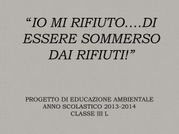 CORSO DI FORMAZIONE SPERIMENTATORI PROGRAMMA *SCIEN