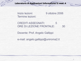 Tv1 - Universit&agrave; degli Studi di Roma Tor Vergata