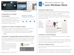 Quick Reference for Lync Windows Store app