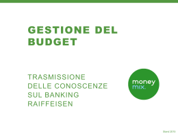 gestione del budget