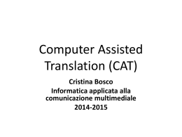 CAT-2015 - Dipartimento di Informatica